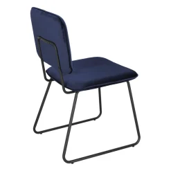 Krzesło Adele VIC granatowe tapicerowane