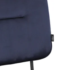 Krzesło Adele VIC granatowe tapicerowane