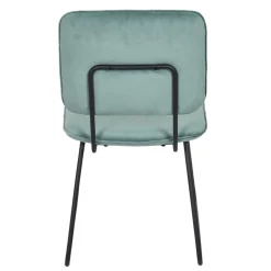 Krzesło Adele VIC szaro-zielone tapicerowane