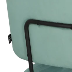 Krzesło Adele VIC szaro-zielone tapicerowane