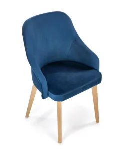 Krzesło Alain dąb/ granatowe Monolith 77