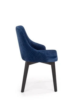 Krzesło Albe czarne/ granatowe Monolith