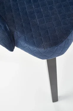 Krzesło Albe czarne/ granatowe Monolith