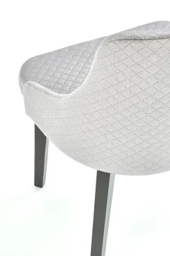 Krzesło Albe czarne/ szare Monolith 85