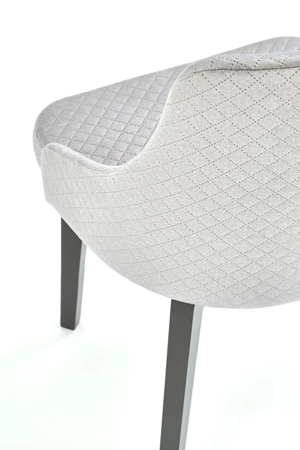 Krzesło Albe czarne/ szare Monolith 85