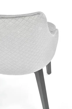 Krzesło Albe czarne/ szare Monolith 85