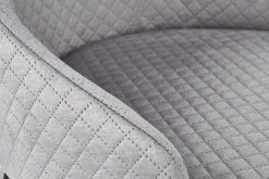 Krzesło Albe czarne/ szare Monolith 85