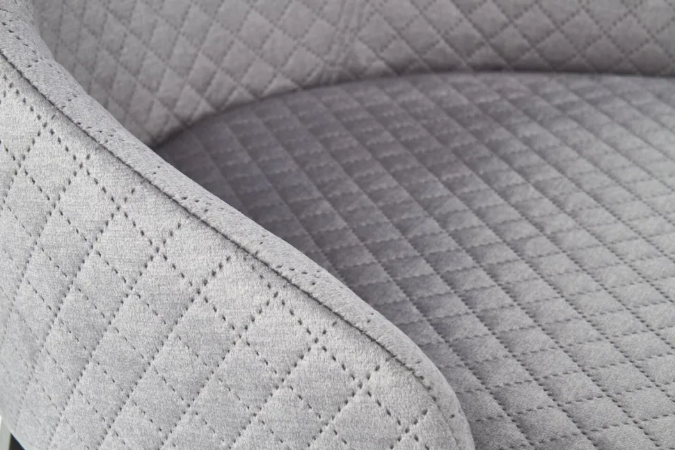 Krzesło Albe czarne/ szare Monolith 85