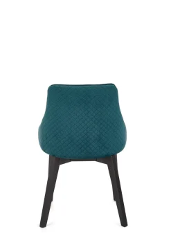 Krzesło Albe czarne/ zielone Monolith 37