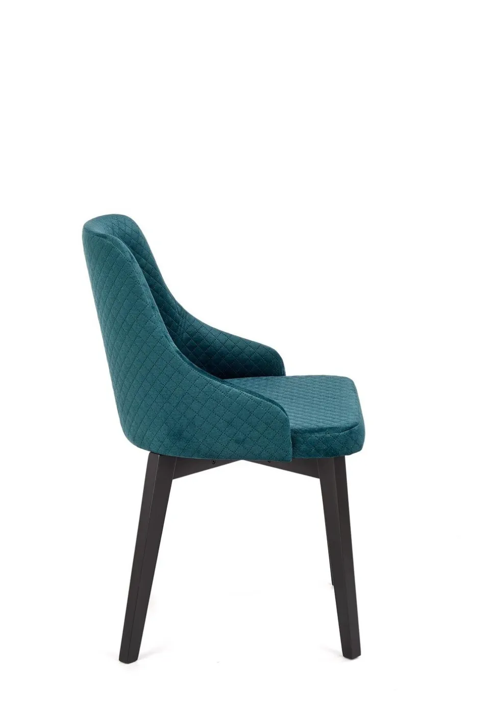 Krzesło Albe czarne/ zielone Monolith 37