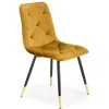 Krzesło Amelie musztardowe