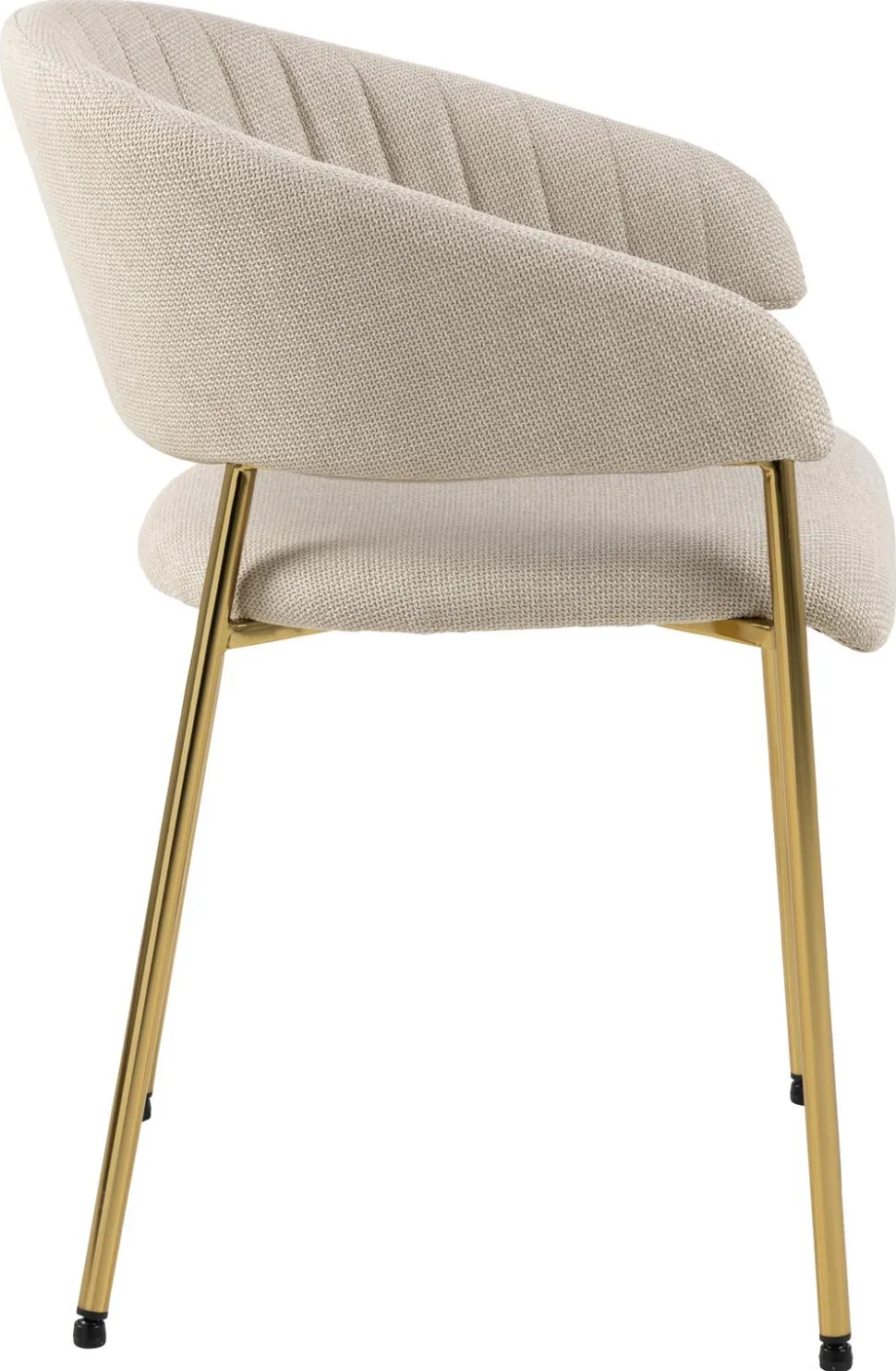 Krzesło Ann beżowe/złote