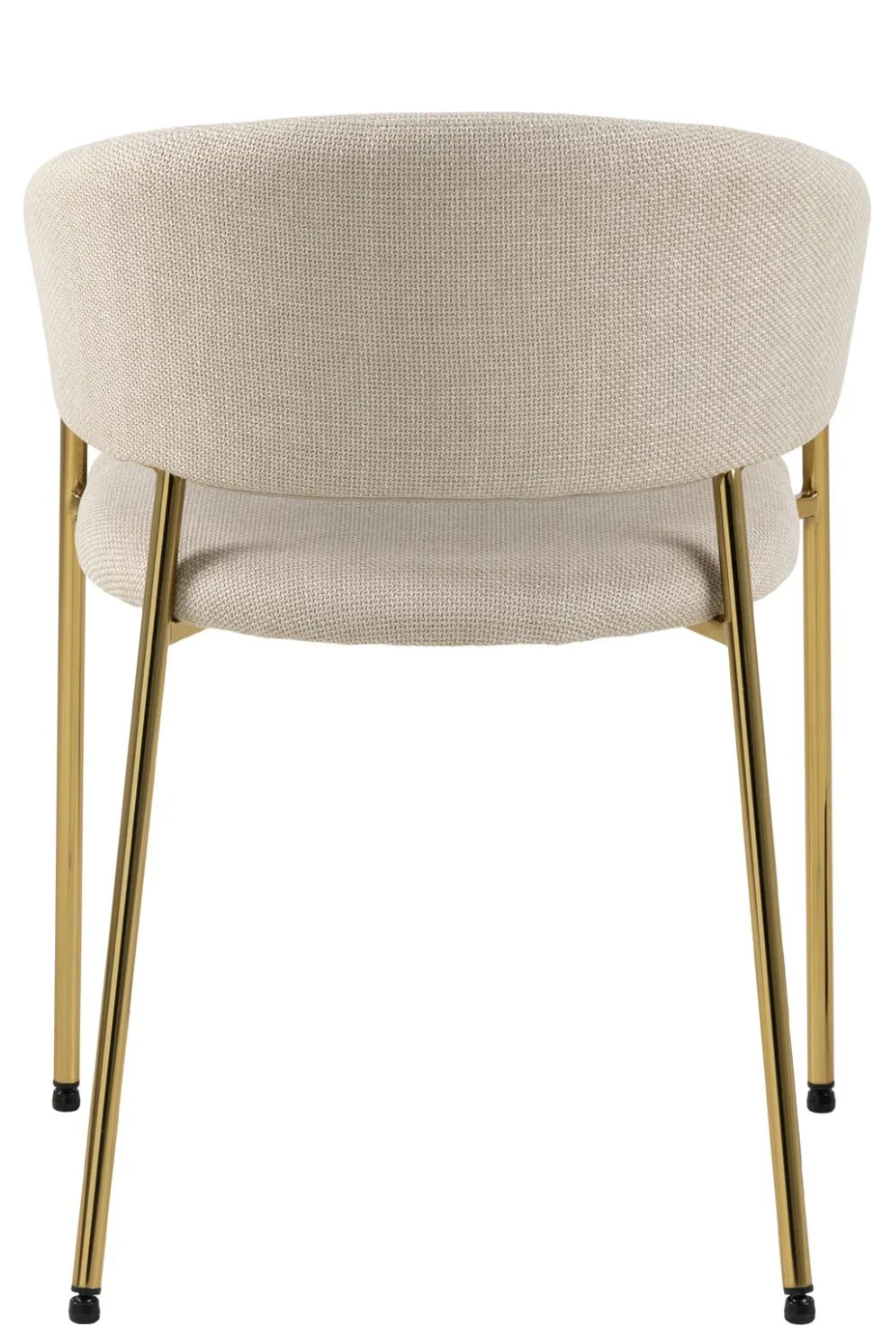Krzesło Ann beżowe/złote