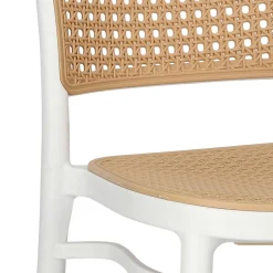 Krzesło Antonio białe z tworzywa