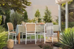 Krzesło Antonio białe z tworzywa