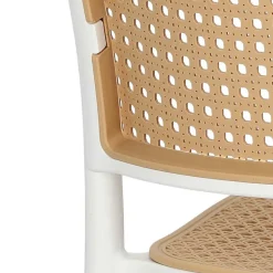 Krzesło Antonio białe z tworzywa