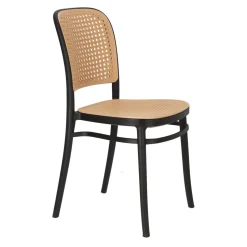 Krzesło Antonio czarne z tworzywa