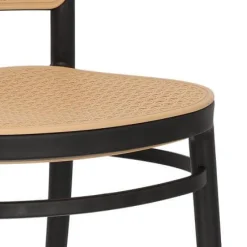 Krzesło Antonio czarne z tworzywa