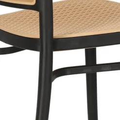 Krzesło Antonio czarne z tworzywa