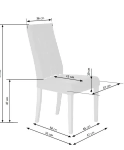 Krzesło Arizona szare Inari 91/ białe