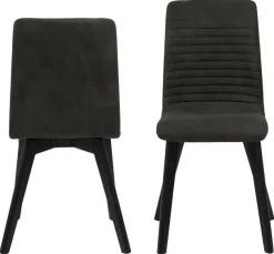 Krzesło Arosa Anthracite/ Black tapicerowane