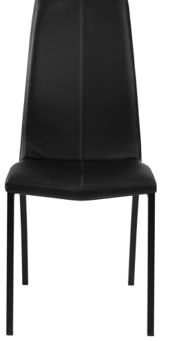 Krzesło Asama black PU czarne nogi