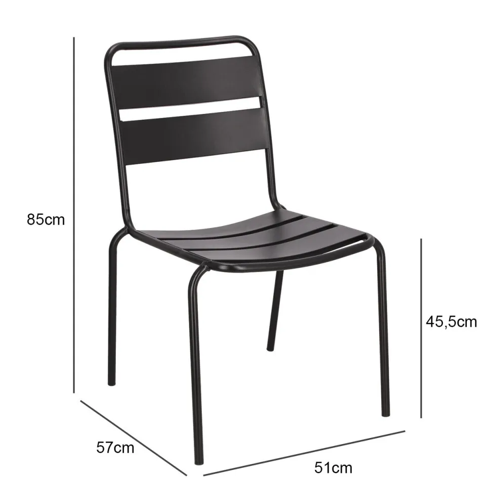 Krzesło Barco czarne