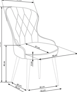 Krzesło Baron zielone