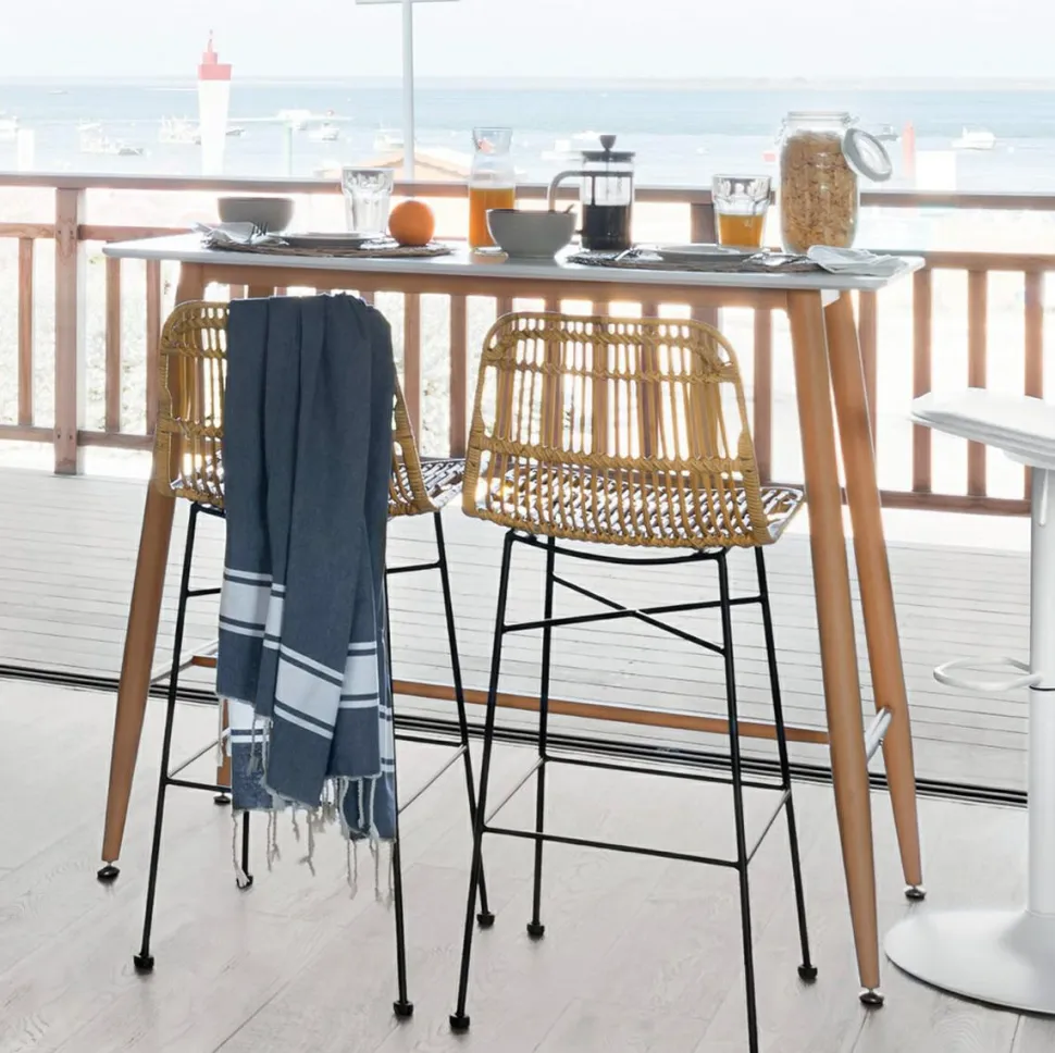 Krzesło barowe Kubu naturalne