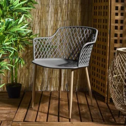 Krzesło Basel szare ciemne