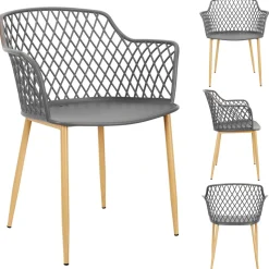 Krzesło Basel szare ciemne