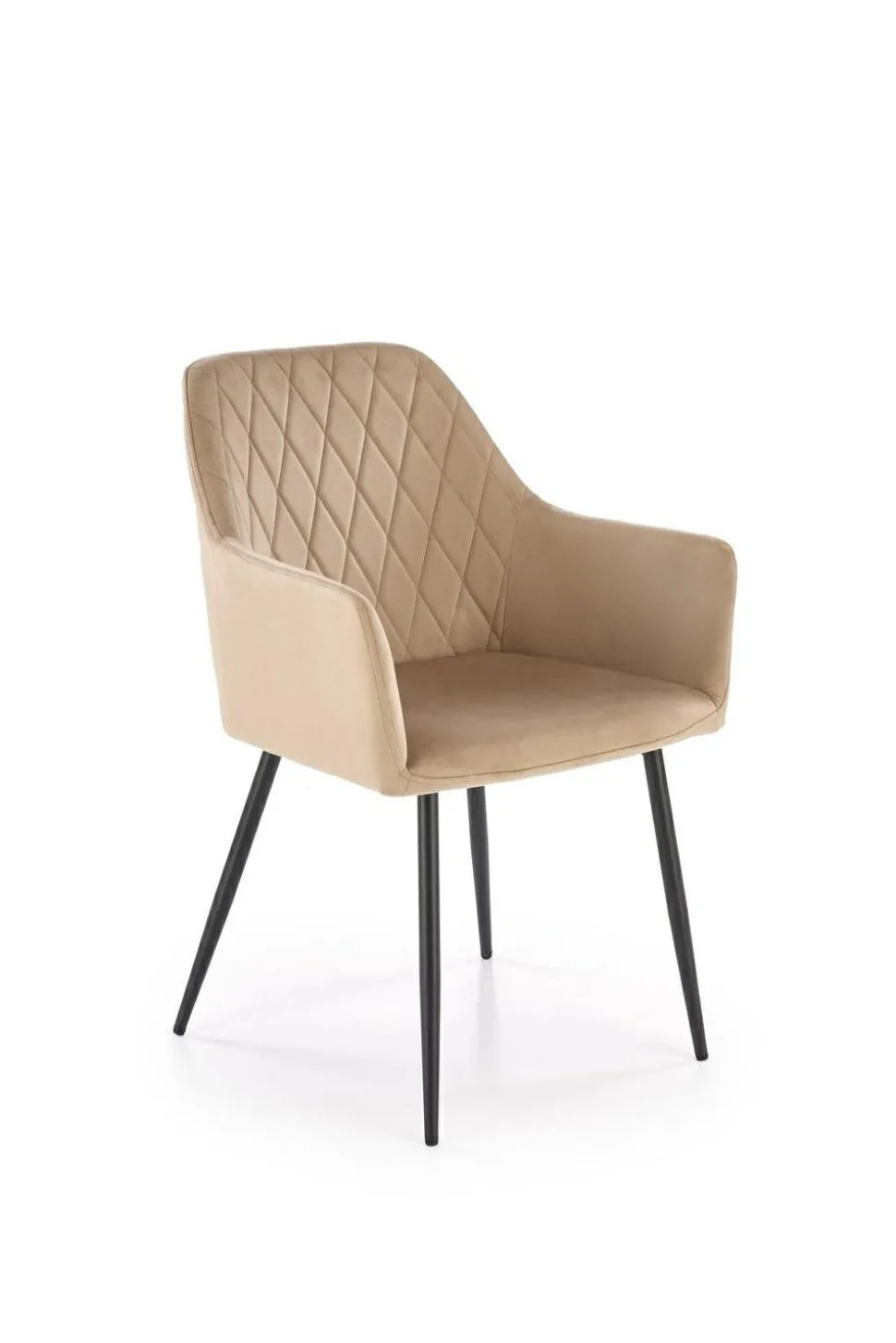 Krzesło Basper Velvet beżowy