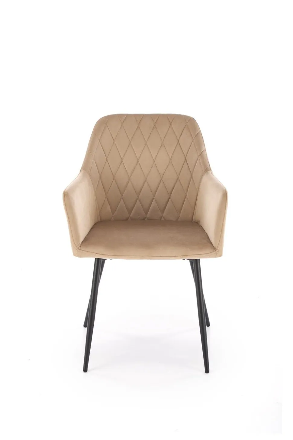 Krzesło Basper Velvet beżowy