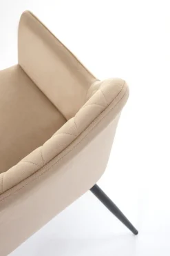 Krzesło Basper Velvet beżowy