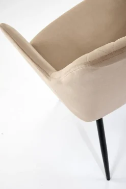 Krzesło Basper Velvet beżowy