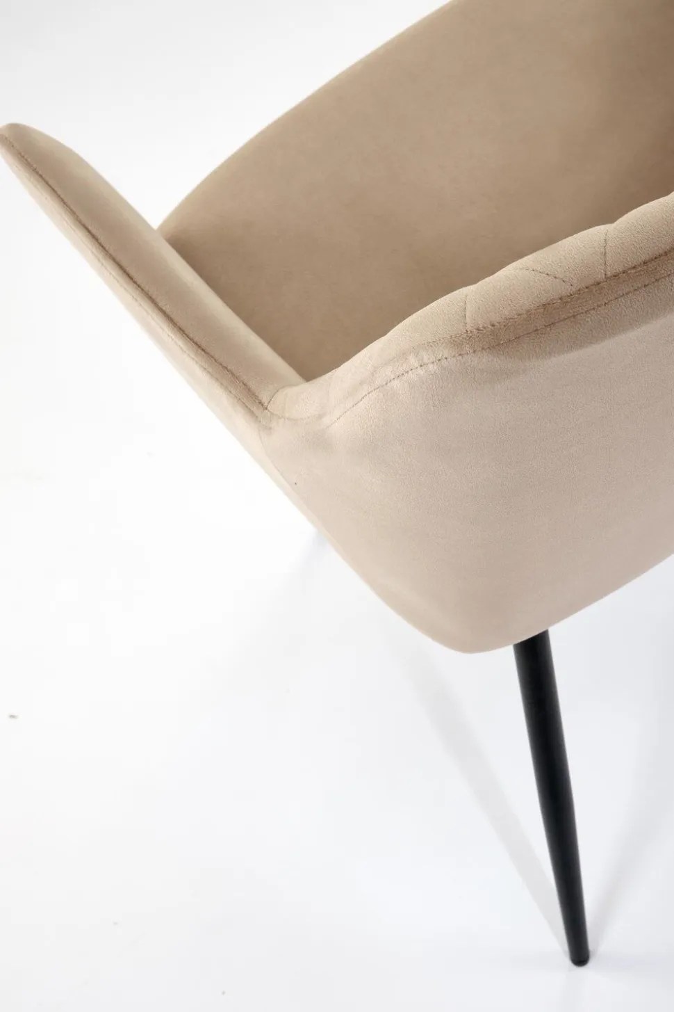 Krzesło Basper Velvet beżowy