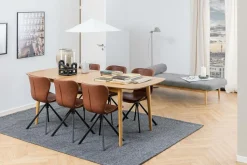 Krzesło Batilda Retro cross brandy