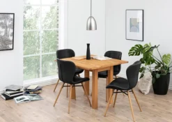 Krzesło Batilda Retro czarne/naturalne