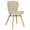 Krzesło Batilda Sand tapicerowane
