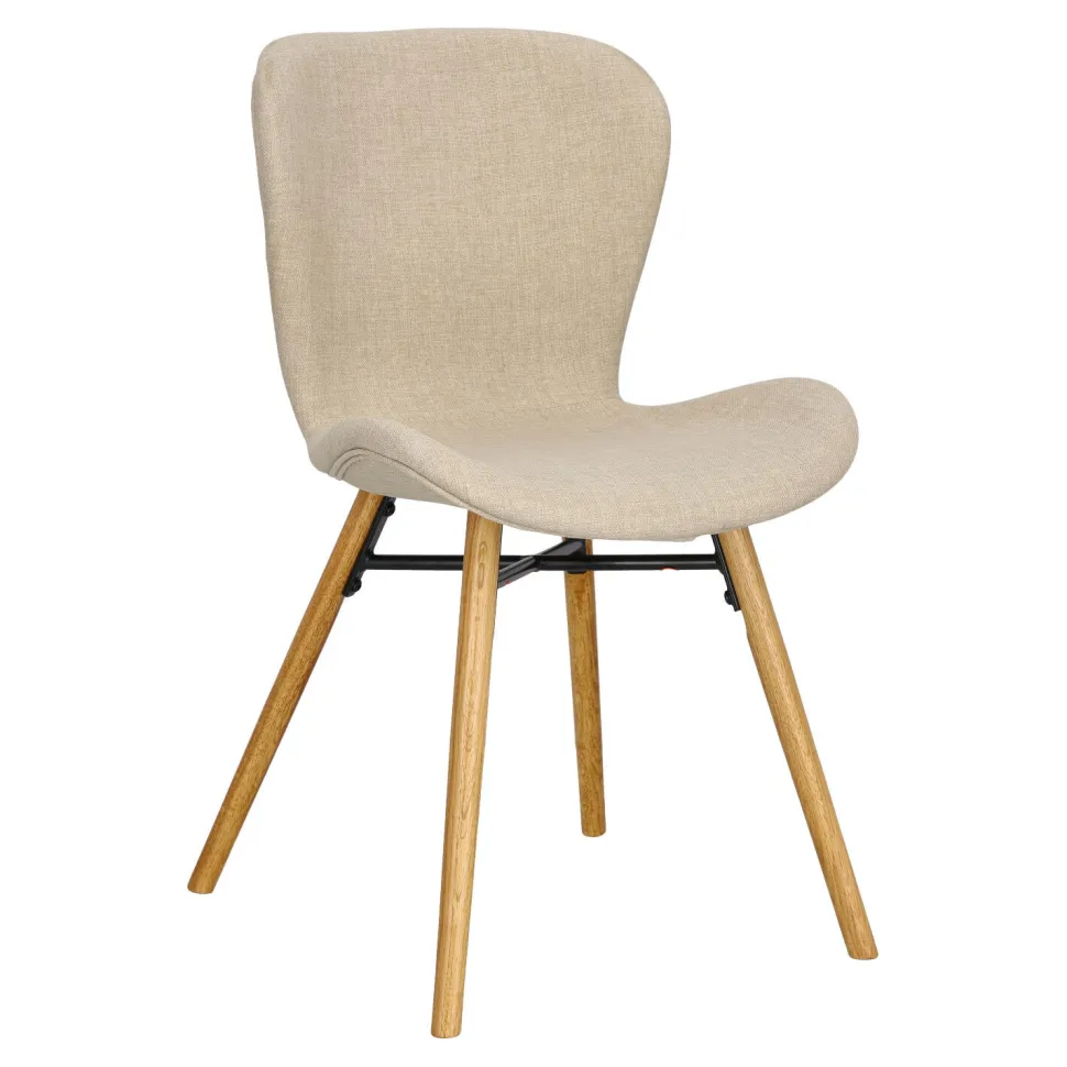 Krzesło Batilda Sand tapicerowane