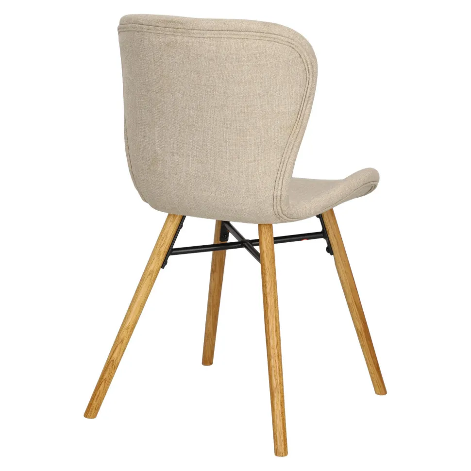 Krzesło Batilda Sand tapicerowane