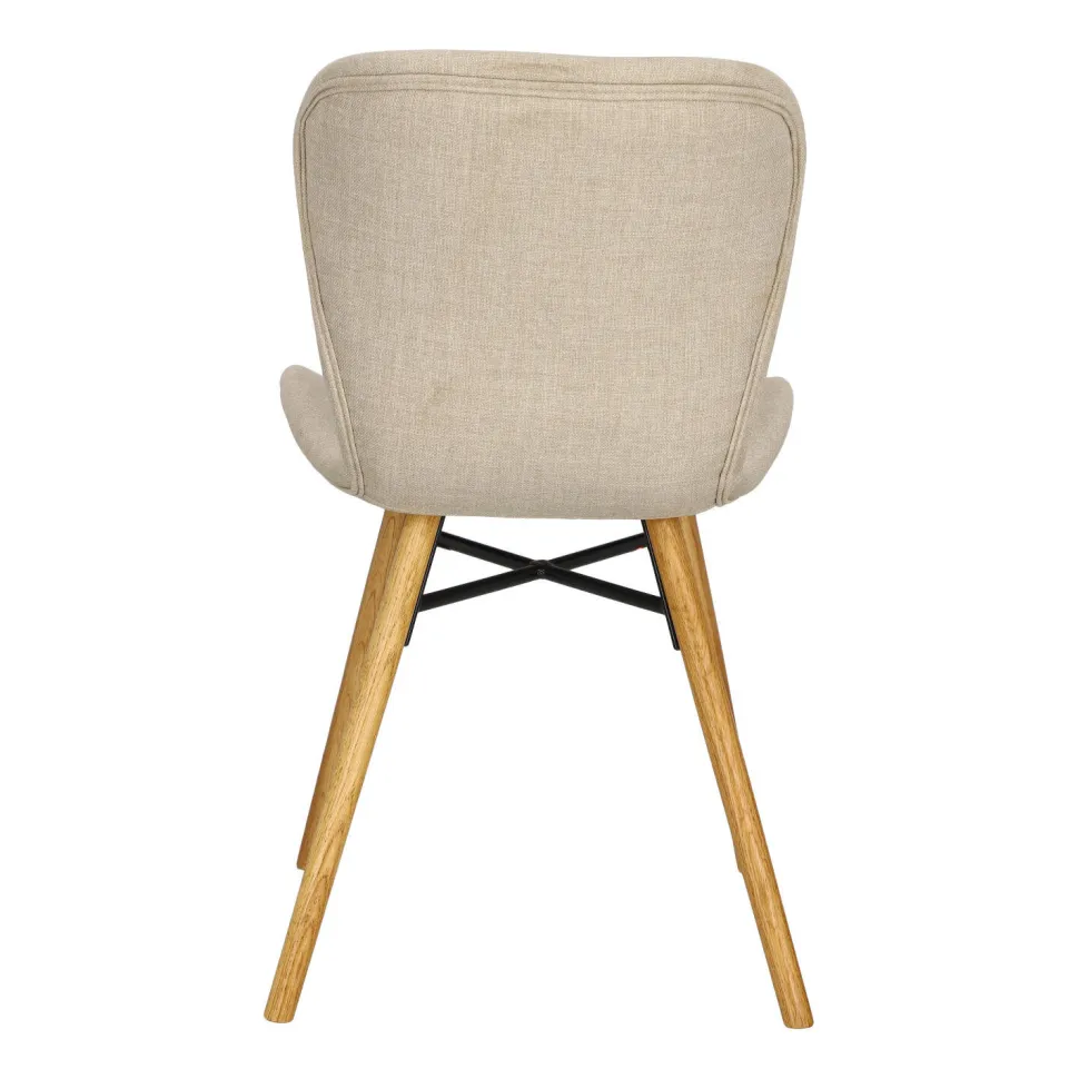 Krzesło Batilda Sand tapicerowane
