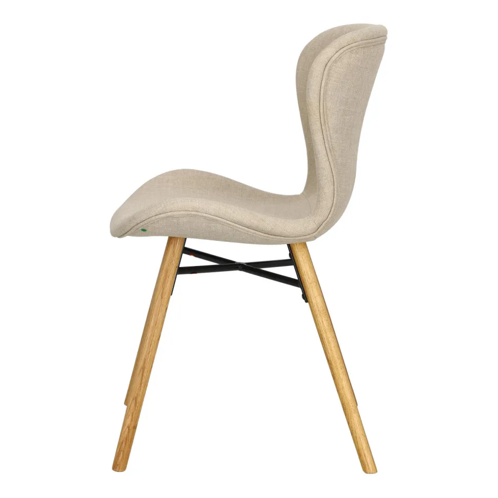 Krzesło Batilda Sand tapicerowane