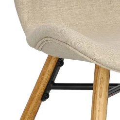 Krzesło Batilda Sand tapicerowane