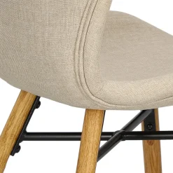 Krzesło Batilda Sand tapicerowane