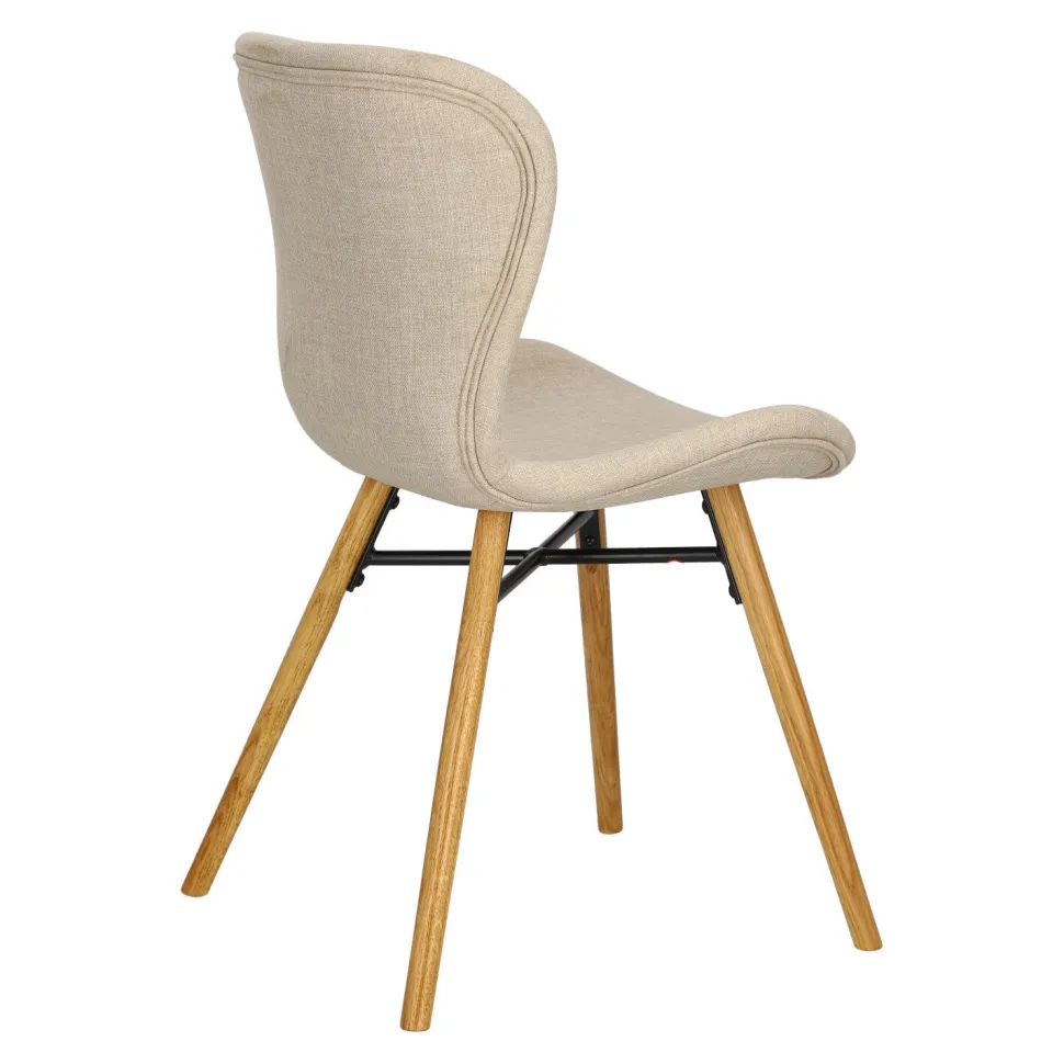 Krzesło Batilda Sand tapicerowane