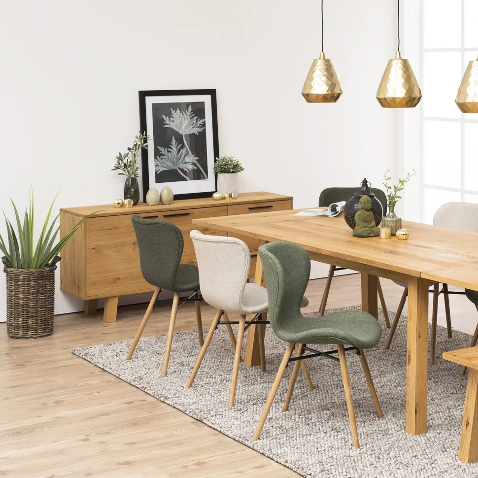 Krzesło Batilda Sand tapicerowane