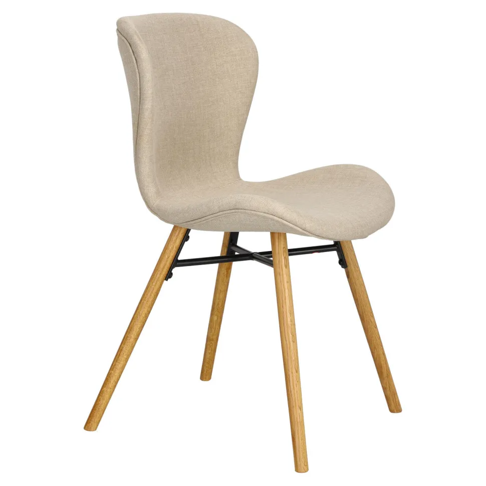 Krzesło Batilda Sand tapicerowane