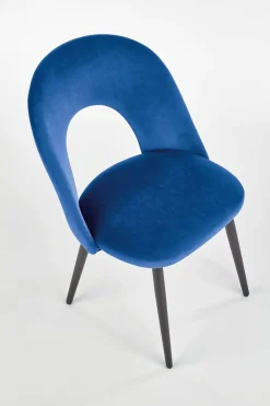 Krzesło Bawaria granatowe