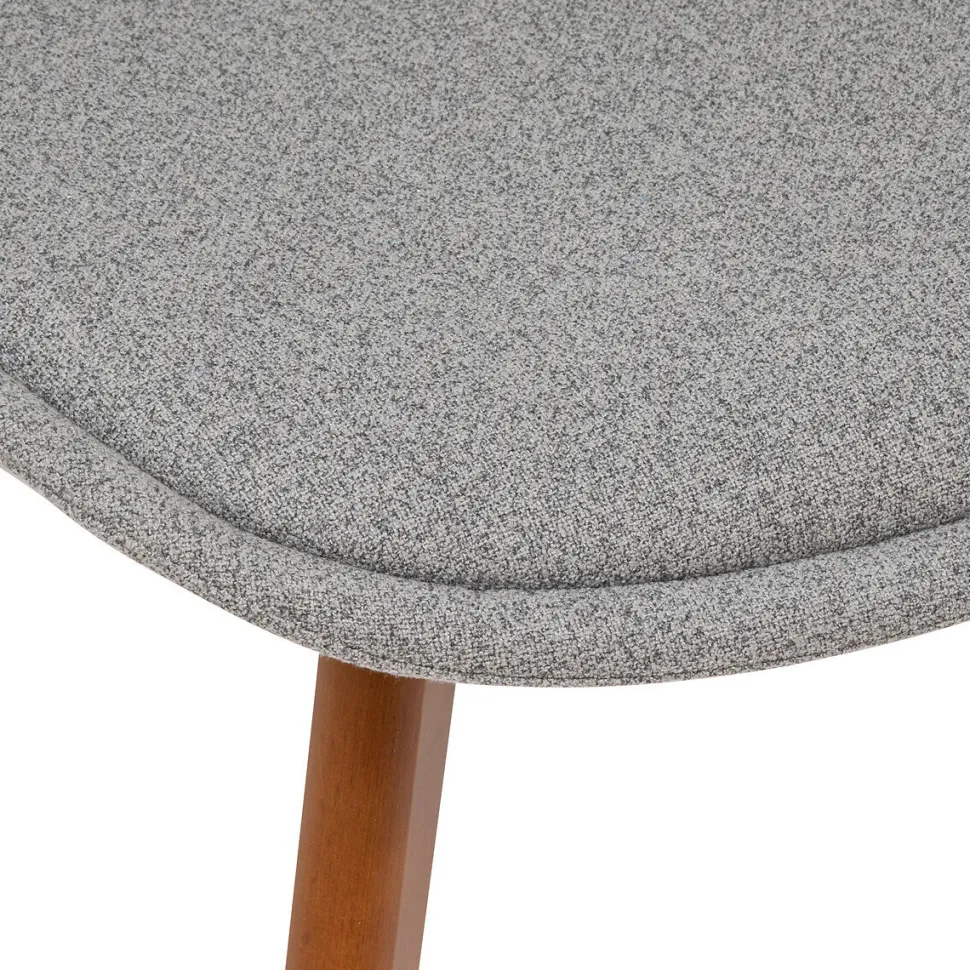 Krzesło Baya szare tapicerowane